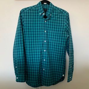 JCrew light weight gingham shirt